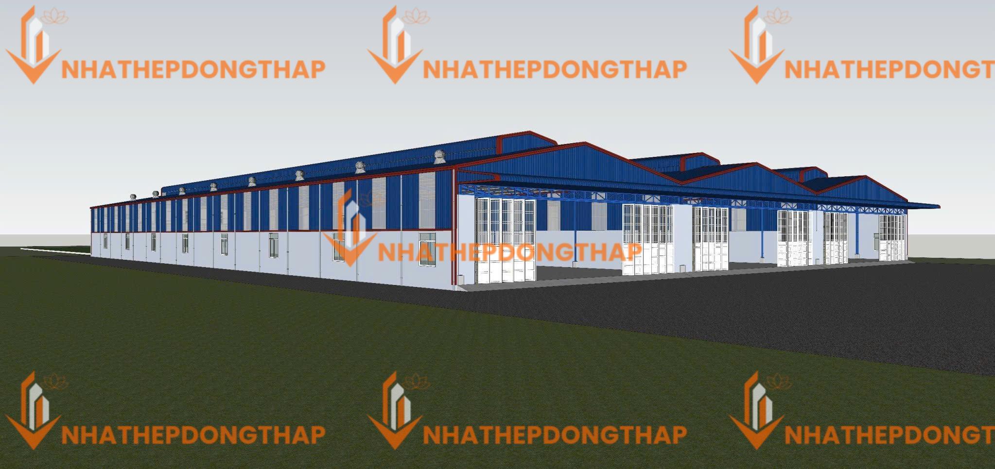 Chi phí xây dựng nhà xưởng trọng gói tại Long An